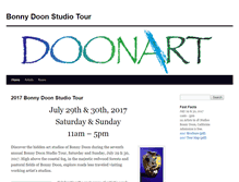 Tablet Screenshot of bonnydoonstudiotour.com